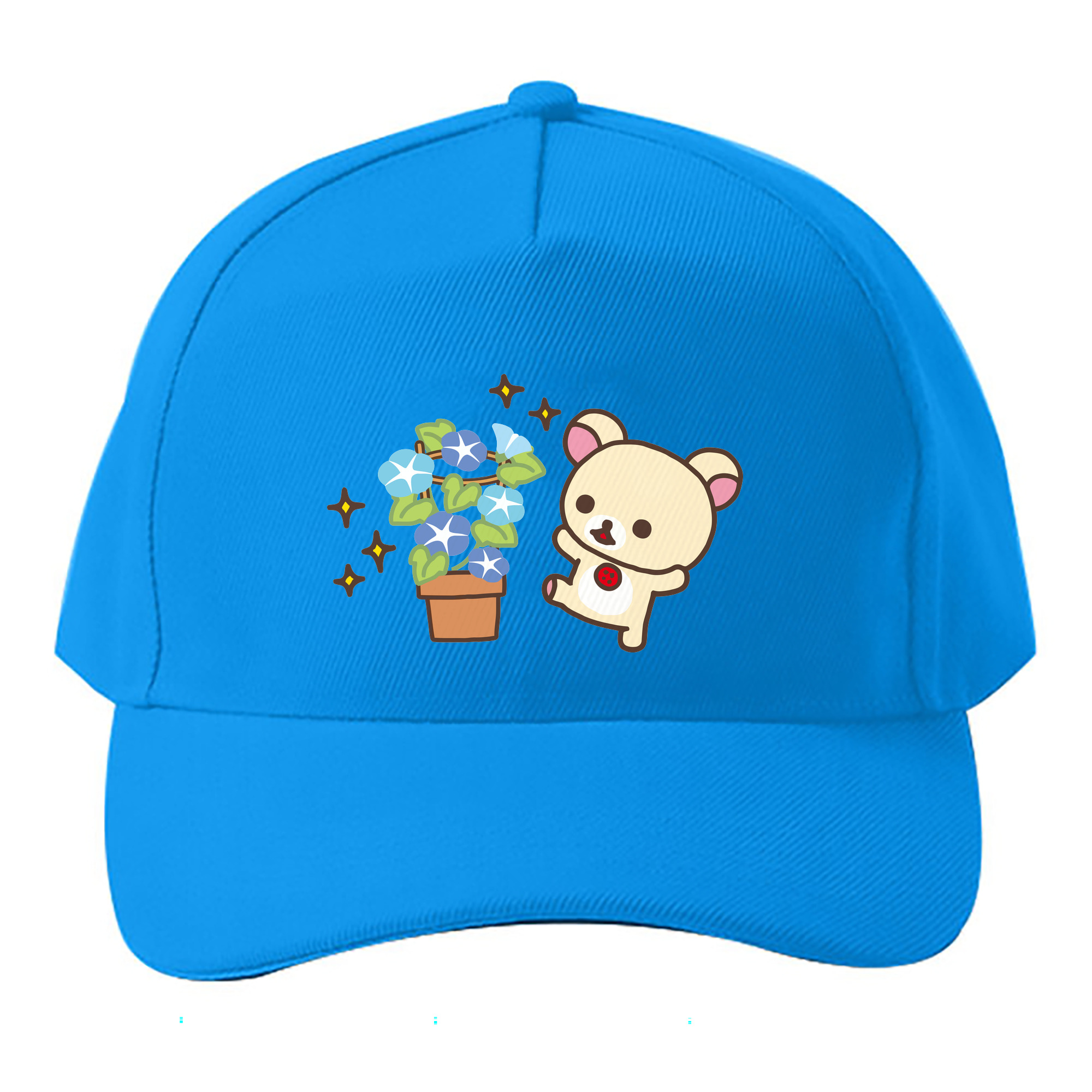（画像用） リラックマ リラックマ キイロイトリ Rilakkuma Korilakkuma Kiiroitori ベースボールキャップ 綿100％ 男女兼用 帽子 スポーツ
